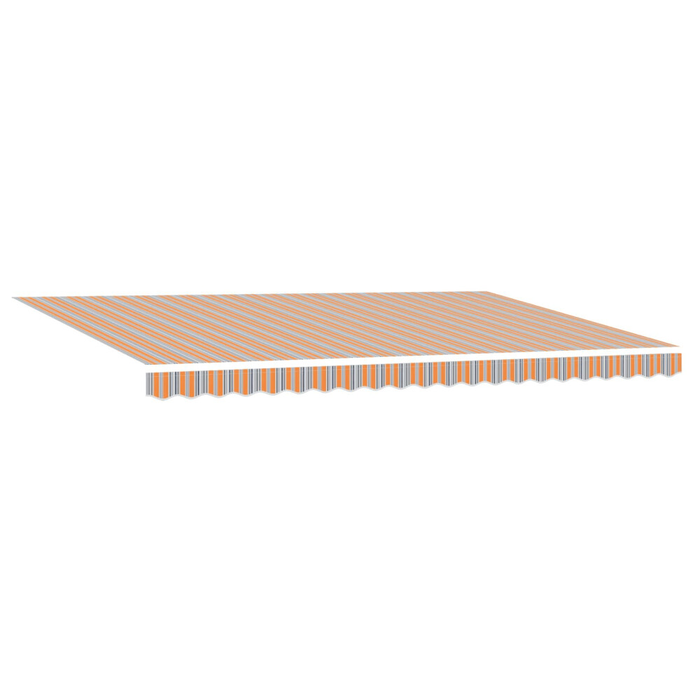 Vidaxl Retractable Awning Multicolour 500 X 350 Cm