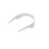 (White)Men Women Adjustable Shirt Collar Support Bundle Stays Reusable Tool Plastic 1