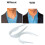(Transparent)Men Women Adjustable Shirt Collar Support Bundle Stays Reusable Tool Plastic 5