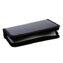 5X 80 VCD DVD CD Faux Leather Case Storage Holder Organizer Black