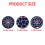 16Pcs Silicone Coaster, Drink Coaster with Holder, Coffee Coaster, Suitable for Bar, Desktop 7