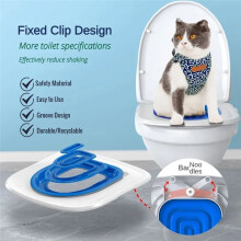 Plastic Katten Toilet Training Kit Herbruikbare Puppy Katten Kattenbakmat Katten Toilet Trainer Toilet Huisdieren Reiniging Katten Training,B