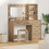 VidaXL vidaXL Dressing Table Brown 78.5 x 41 x 135 cm Engineered wood 1