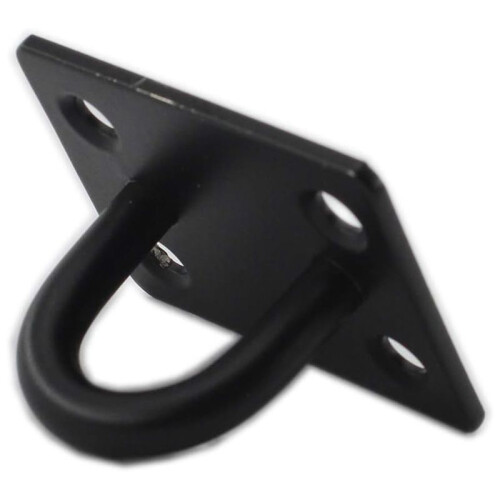 Pad Eye Plate U Hooks Heavy Duty Wall Mount Ring Hooks Marine Hanging Hardware Staple Hook Loop with Screws 1