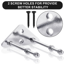 2Pcs Skateboard Wall Hanger for Skateboard Deck Display and Storage, Metal Skateboard Hooks for Hanging