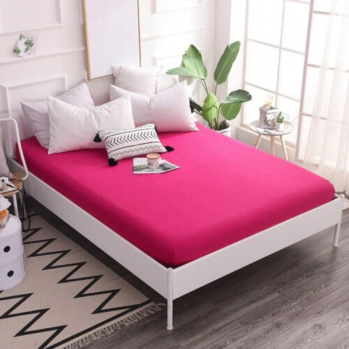 30cm Deep Pocket Fitted Sheet Mattress Protector for All Beds 90-180cm 1