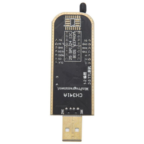 2X Clip de Test Sop8 Soic8 pour Eeprom 25Cxx / 24Cxx avec Programmateur USB Flash Bios Ch341A 24 25 Eeprom 2