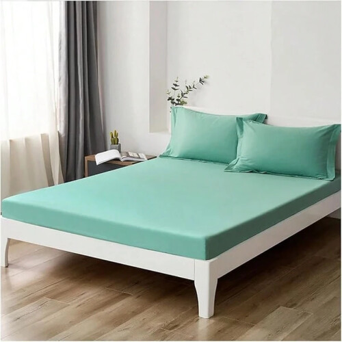 30cm Deep Pocket Fitted Sheet Mattress Protector for All Beds 90-180cm 2