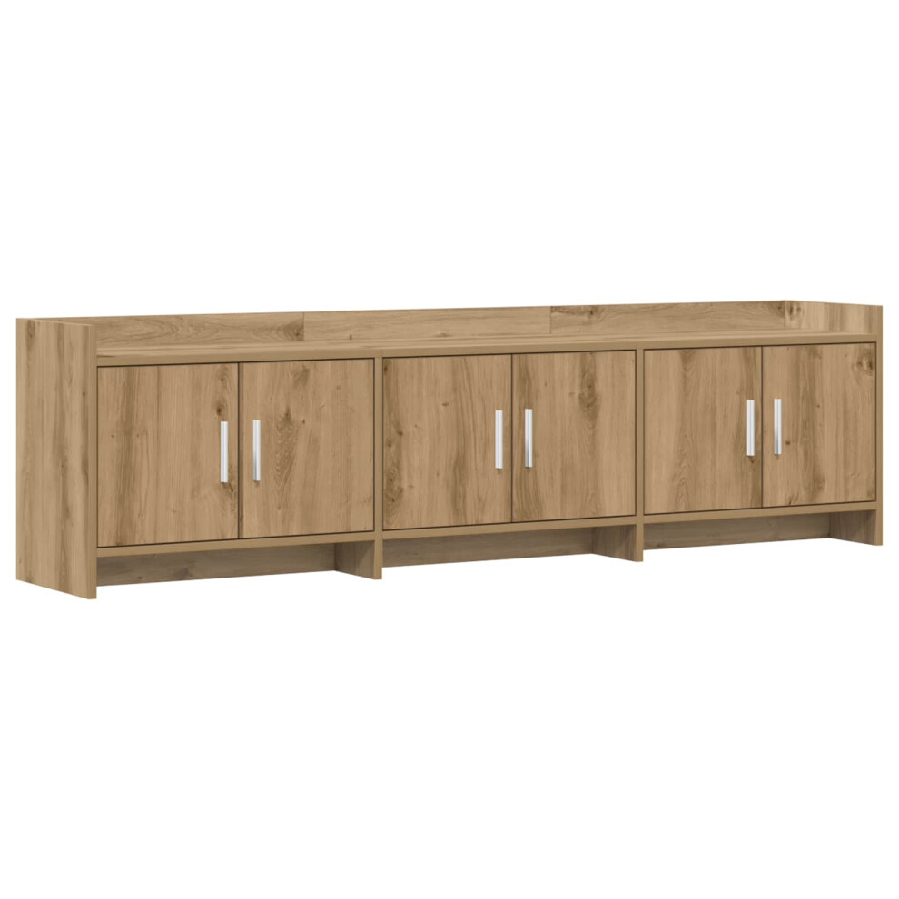 Vidaxl Tv Cabinet 168 X 33 X 47 Cm Artisan Oak Engineered Wood