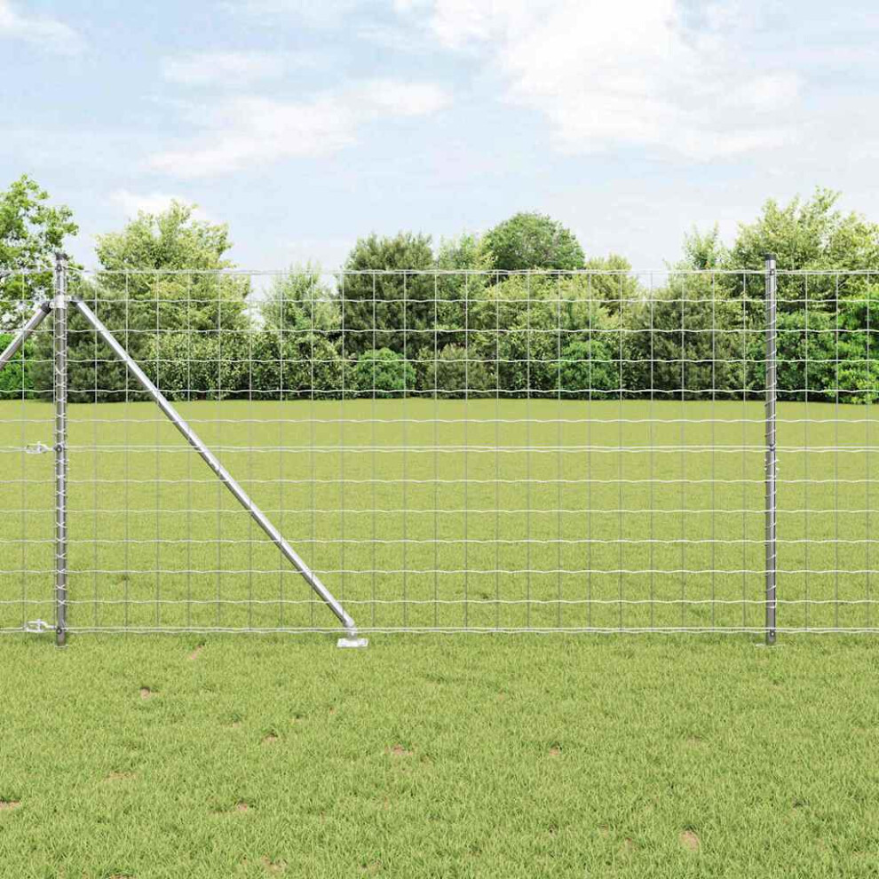 Vidaxl Welded Wire Fence With Spikes 10 X 1.2 M (W X H)