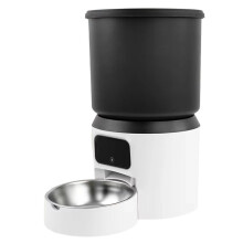 4L Automatic Cat Feeder - Timed Pet Feeder for Cats and Dogs, with Dry Food Dispenser, Desiccant Bag, WIFI Control