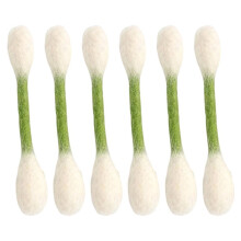 Cat Q Tip Toy Cotton Swabs Cat Toys with Catnip Q Tip Cats Toy Interactive Cotton and Linen Kitty Toy B