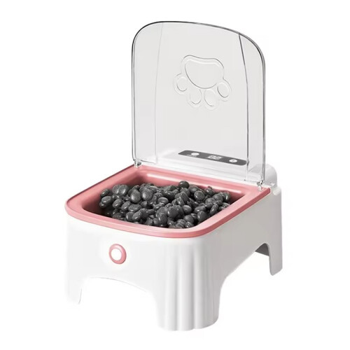 New  Control Pet Induction Feeder Automatic Induction Cover Opening Moisture-Proof Neck Protection