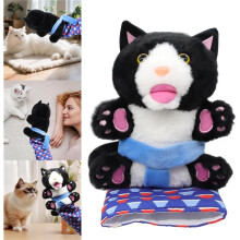 Cat Wrestling Toy Puppet, Essential Cat Wrestling Gloves for Pet Lovers, Cat Ragdoll Wrestler with Padding