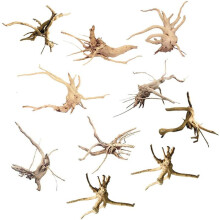 Treibholz für Aquarium Natur Holz Zweige Aquarium Dekorationen Reptilien Baum Stamm Treibholz Sortiert (10 Pack)