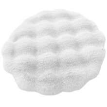 Dog Crate Cushion Round Machine Washable Anti Slip Puppy Kitten Crate Cushion Warm Mat for Camping Travel Shelter C