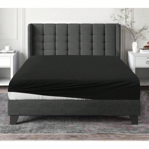 30cm Deep Pocket Fitted Sheet Mattress Protector for All Beds 90-180cm 1