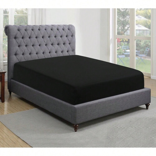 30cm Deep Pocket Fitted Sheet Mattress Protector for All Beds 90-180cm 2