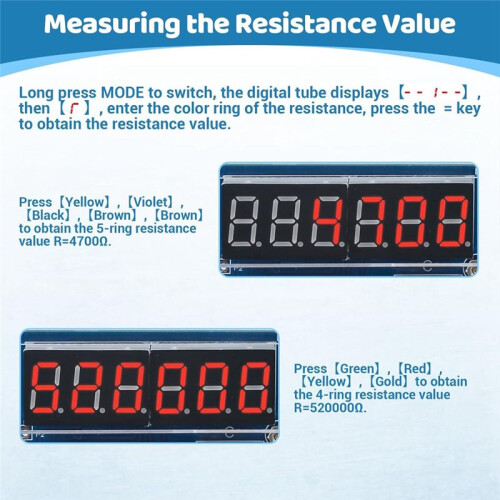 Welding Practice Kit, 6-Digit DIY Calculator Kit USB/Battery Powered Desktop Calculator Welding Project Electronics Kit 2