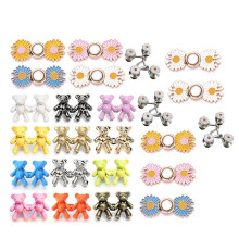 Ajustable Jeans BotóN Pin Set Cintura Tensor Oso Clip Oso Pantalones Clip Oso Botones para Jeans Falda