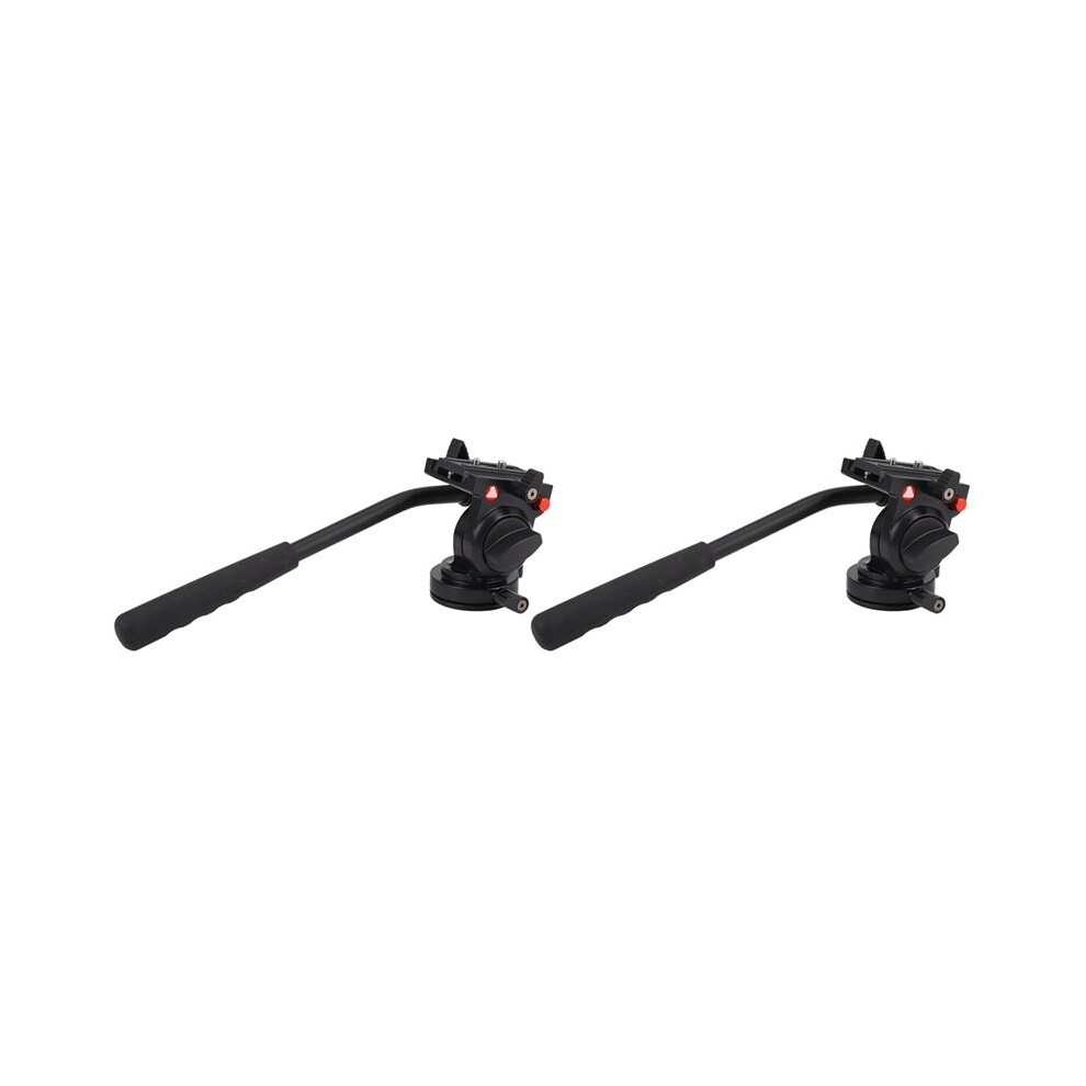 2X Kingjoy Kh-6750 Flexible Aluminum Camera Tripod Fluid Video Tripod For And Other Dslr Cameras 4711479196441