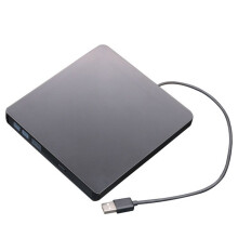 Zewnętrzny Odtwarzacz CD USB3.0 Typ Tacy 12,7 mm Ultracienka Nagrywarka DVD-RW z Napędem Optycznym do Komputera Laptop PC (Czarna)