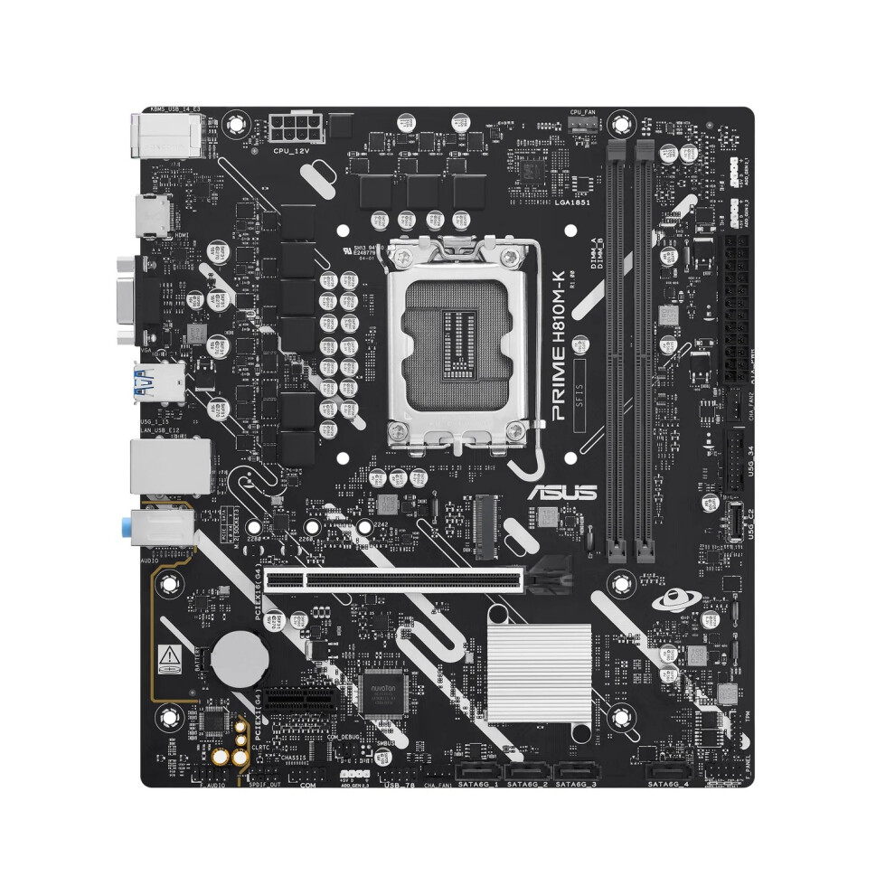 ASUS PRIME H810M-K LGA1851 DDR5 mATX Motherboard - Image 13