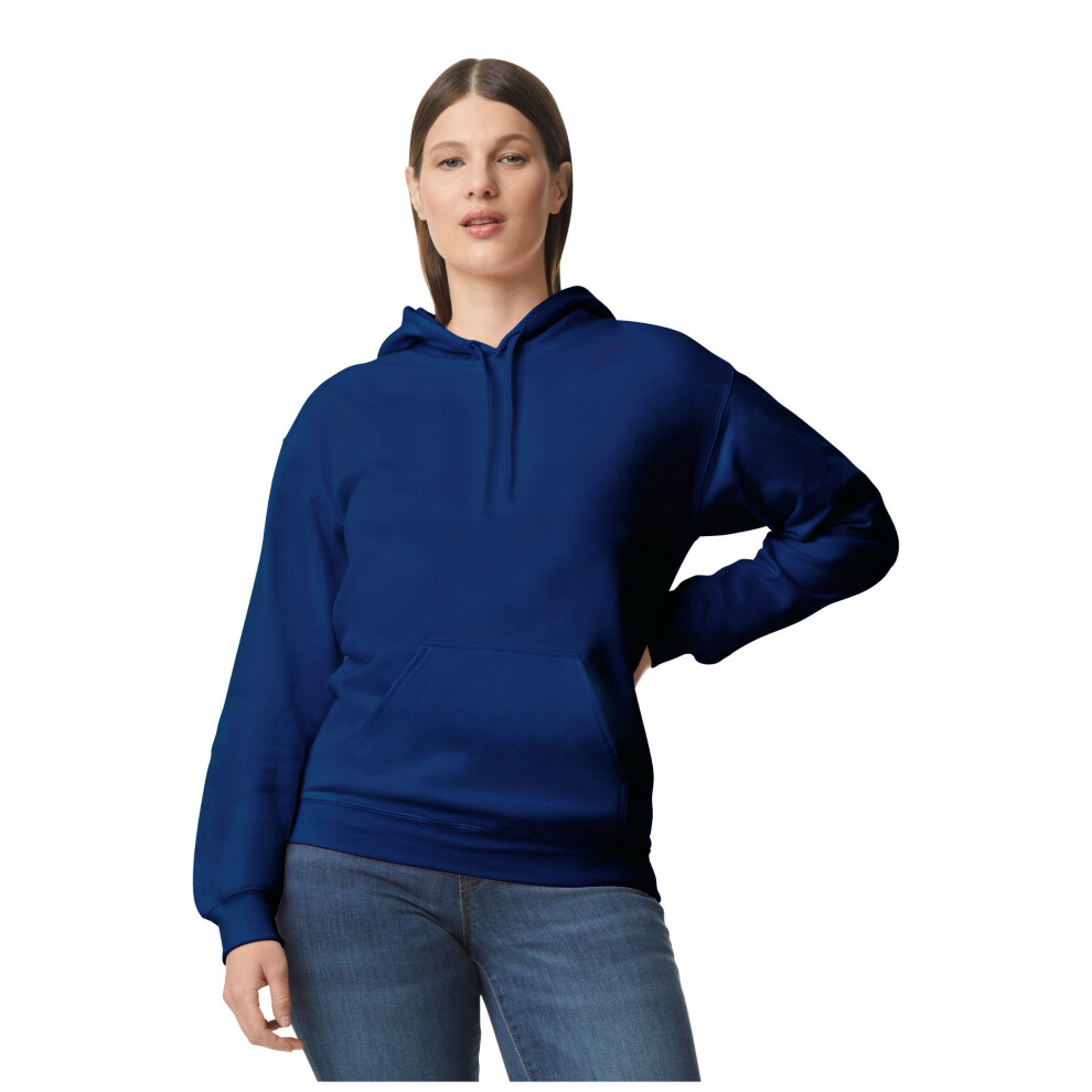 Gildan (5Xl, Navy Blue) Unisex Adult Softstyle Fleece Midweight Hoodie