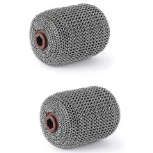 Lot de 2 têtes de brosse de nettoyage électrique pour barbecue, brosse de nettoyage pour barbecue extérieur et outils de barbecue.
