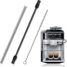 Replacement Hose + Cleaning Brush Set: For Bosch Veroaroma, Siemens Eq.6 Coffee Machines (dark Gray)