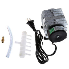 Pompe à air commerciale 25 W 40 l/min, répartiteur 6 voies en plastique pour aquarium