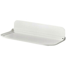 Étagère murale de salle de bain, étagère flottante pliable, étagère de rangement pour serviettes et accessoires.