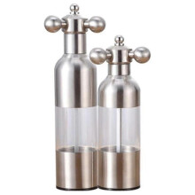 Moulin à sel et à poivre, salière manuelle en acier inoxydable pour robinet, ustensiles de cuisine de style occidental avec poignée A