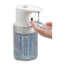 Distributeur automatique de savon liquide 300 ml, distributeur de savon gel rechargeable, sans contact, pour salle de bain et cuisine.