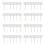 48 stuks DIY windmolentjes van wit blanco papier 1