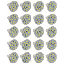 20 x 6 W GU4 (MR11) LED-kohdevalo MR11 12 SMD 5730 570 Lm DC 12V, valkoinen