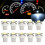 10pcs Bright B8.5 5050 1smd Bulb Car Dashboard Instrument Panel Light Bulb Kit 1