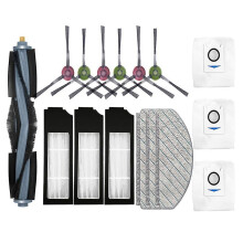Ersatzteile für X1 Plus Saugroboter: Hauptbürste, Seitenbürste, HEPA-Filter, Wischtuch, Staubbeutel