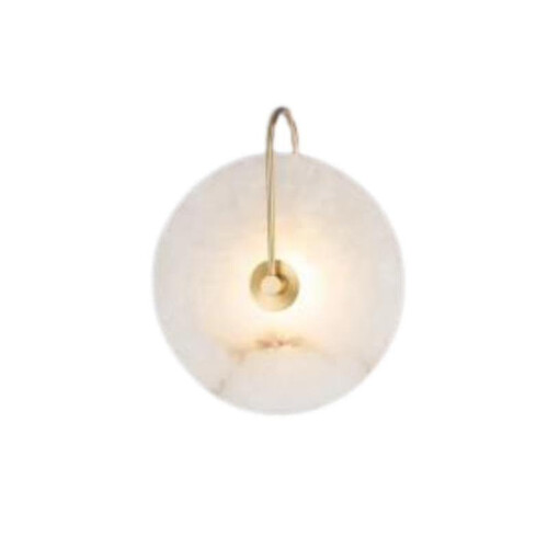Applique murale LED simple avec décoration en marbre espagnol naturel