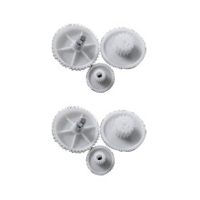 Lot de 6 engrenages de rechange en plastique pour hachoir à viande domestique (tailles S/M/L).