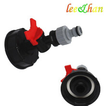 Robinet pour réservoir d'eau IBC de 1000 litres, adaptateur S60x6 et 1 pièce 3/4, livraison gratuite (robinet d'eau uniquement)
