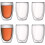Lot de 6 verres à double paroi, 0,45 l, couleur crème 1