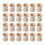 24pcs Wooden Egg Holders Egg Cups Egg Storage Holders Easter Egg Cups For Home 1