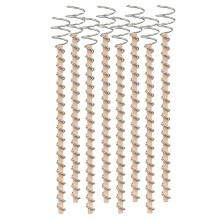 8er-Pack Elektrokultur-Kupfer-Gartenantenne – Reiner Kupferdraht, Stäbe für den Pflanzenanbau (12 Zoll)