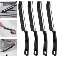 Hard Bristle Crevice Cleaning Brush - Gap Cleaning Brush for Bathrooms, Kitchens, Windows (4 Pack)
