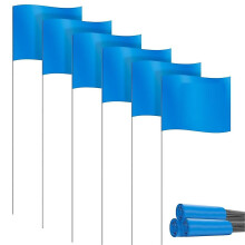 Markierungsfahnen für Rasenflächen, 30er-Pack, kleine PVC-Fahnen, Rasenmarkierungsfahnen, Gartenfahnen