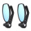 Motorcycle Rear-view Mirror - Refitted Mirror - Black - 22mm 3