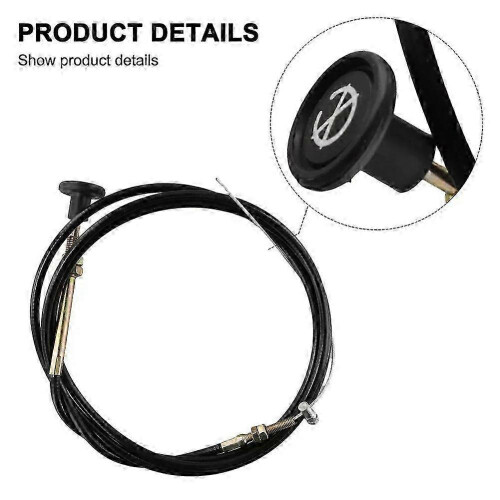 Cavo Bowden di arresto da 2-5 m per auto e camion, 6 mm, 1 pezzo da 5 m 1