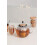 Lot de 6 verres à double paroi, 0,45 l, couleur crème 2