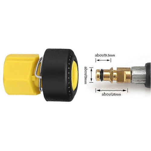 M22 High Pressure Washer Adapter, Quick Connect Plastic Conversion Connector, Car Washing Machine Accessories C 1